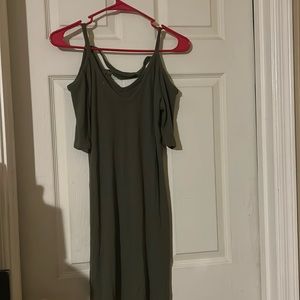 Green women’s dress